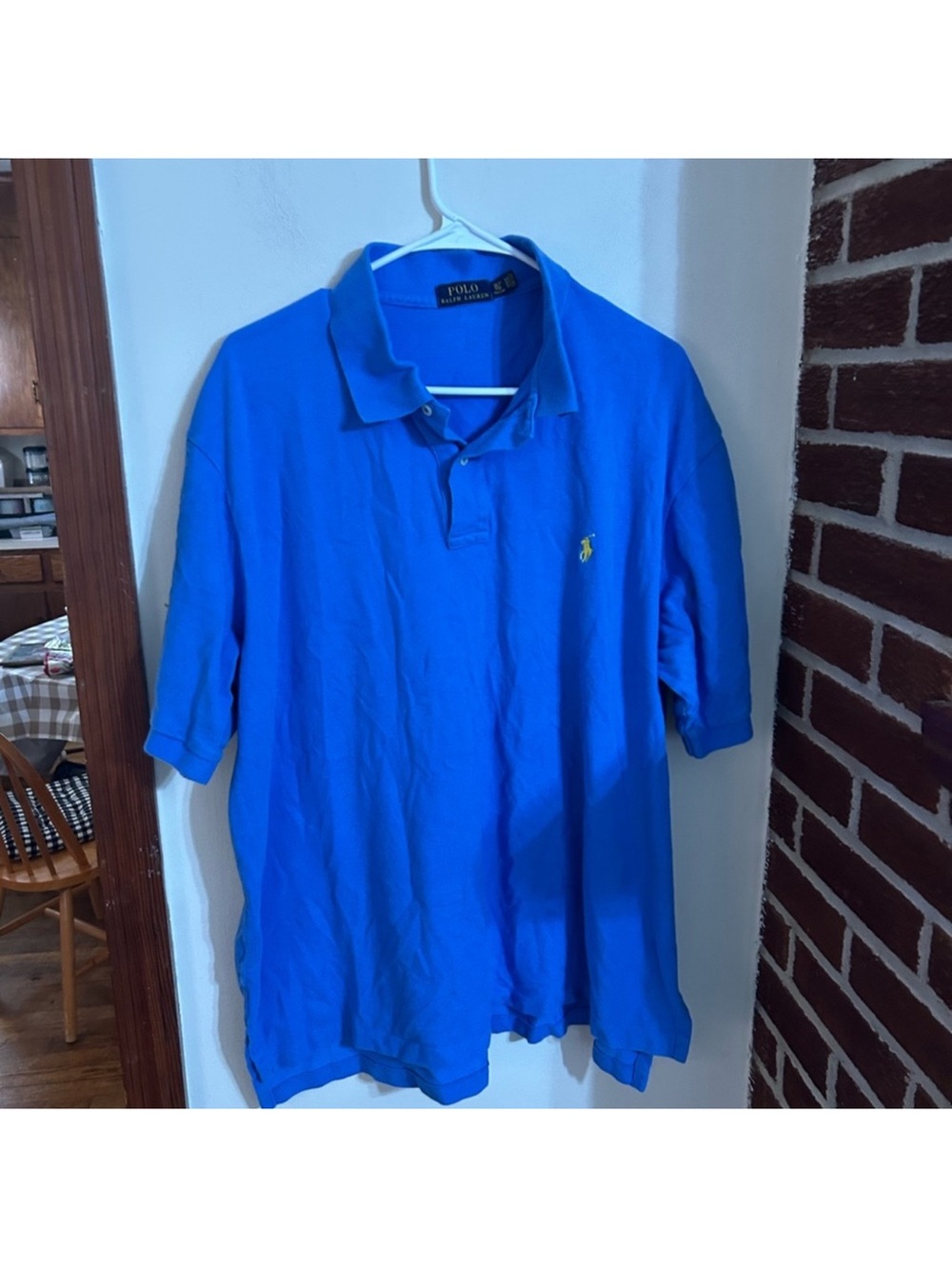Polo by Ralph Lauren Size XLT Classic Fit Bright Blue Polo Shirt